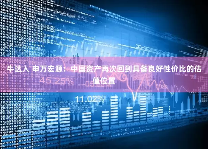 牛达人 申万宏源：中国资产再次回到具备良好性价比的估值位置
