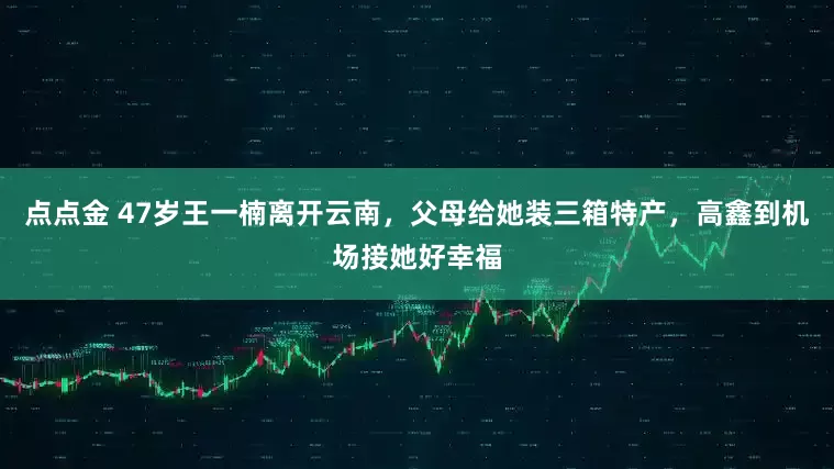 点点金 47岁王一楠离开云南，父母给她装三箱特产，高鑫到机场接她好幸福